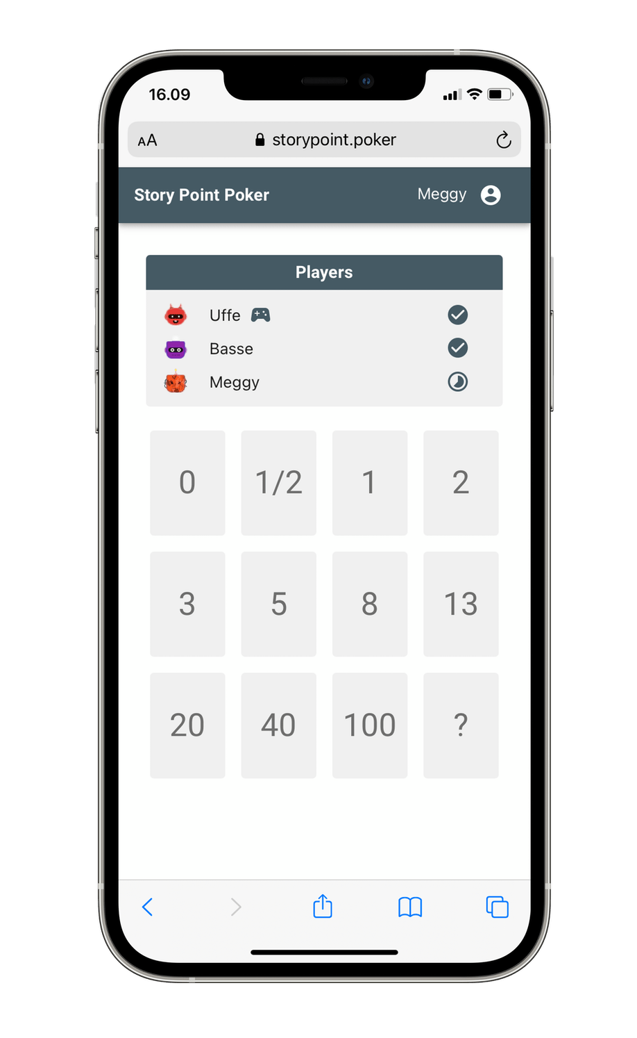 Story point poker simple online planning poker tool for agile team